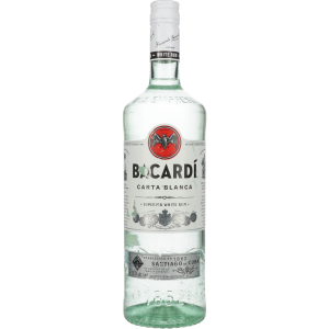 Bacardi Carta Blanca (Schade etiket)
