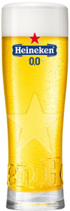 Heineken 0.0 Star Glas Embossed