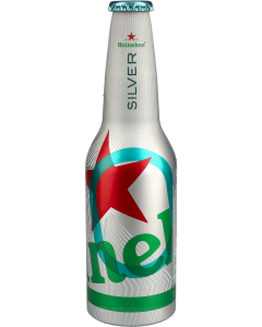 Heineken Silver Limited Aluminium Star Bottle Op=Op (THT 04-24)