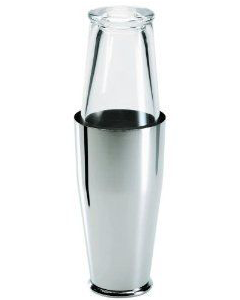 Professional Boston Cocktail Shaker RVS + Glas