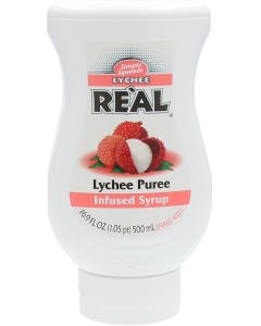 Real Lychee Puree Infused Syrup Op=Op (THT 03-24)