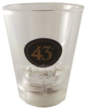 Licor 43 Hard Plastic Led Shotglas