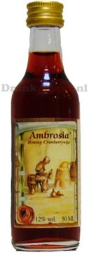 Ambrosia Honing-Cranberrywijn mini