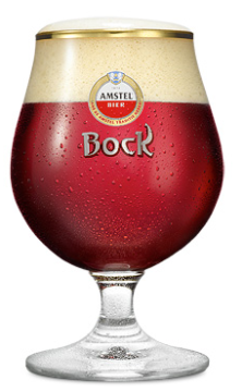 Amstel bierglas Bockbier