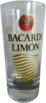 Bacardi Limon Longdrinkglas Retro