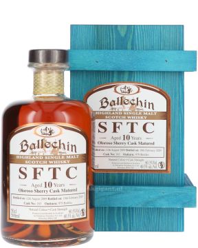 Ballechin SFTC 10 Years Oloroso Sherry Cask 60.3%