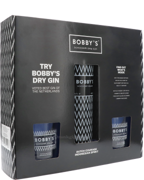 Bobby's Gin Cadeaubox + Glazen