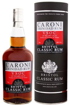 Bristol Classic Rum Caroni Trinidad Rum VSOC 10 Years