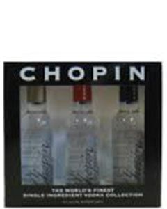 Chopin Vodka setje 3-pack