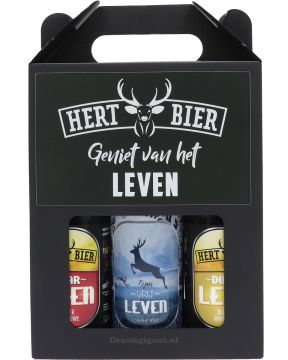 Hert Bier Geniet Van Het Leven Giftbox