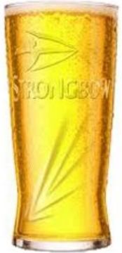 Strongbow Embossed Pint Glas