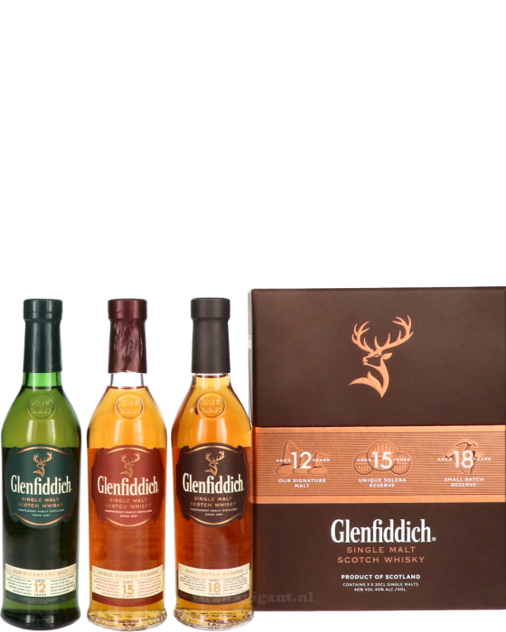 Glenfiddich Taster 3x20cl