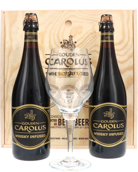 Gouden Carolus Whisky Infused Cadeaupakket + Glas