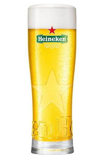 Heineken Star Glas Embossed