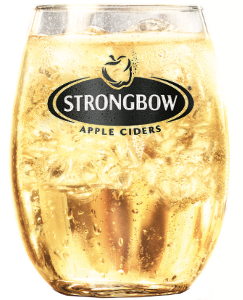 Strongbow Apple Cider on the Rocks Glas 25cl