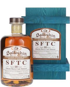 Ballechin SFTC 10 Years Oloroso Sherry Cask 60,1%