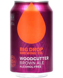 Big Drop Woodcutter Brown Ale Blik Alc.vrij