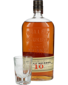 Bulleit Bourbon 10 Year + Gratis Shotglas