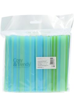 Cosy & Trendy Biologisch Afbreekbare Rietjes 14cm Kleur 400st