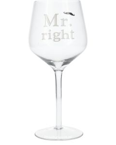 Mr. Right Wijnglas
