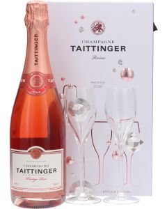 Taittinger Prestige Rose Giftpack